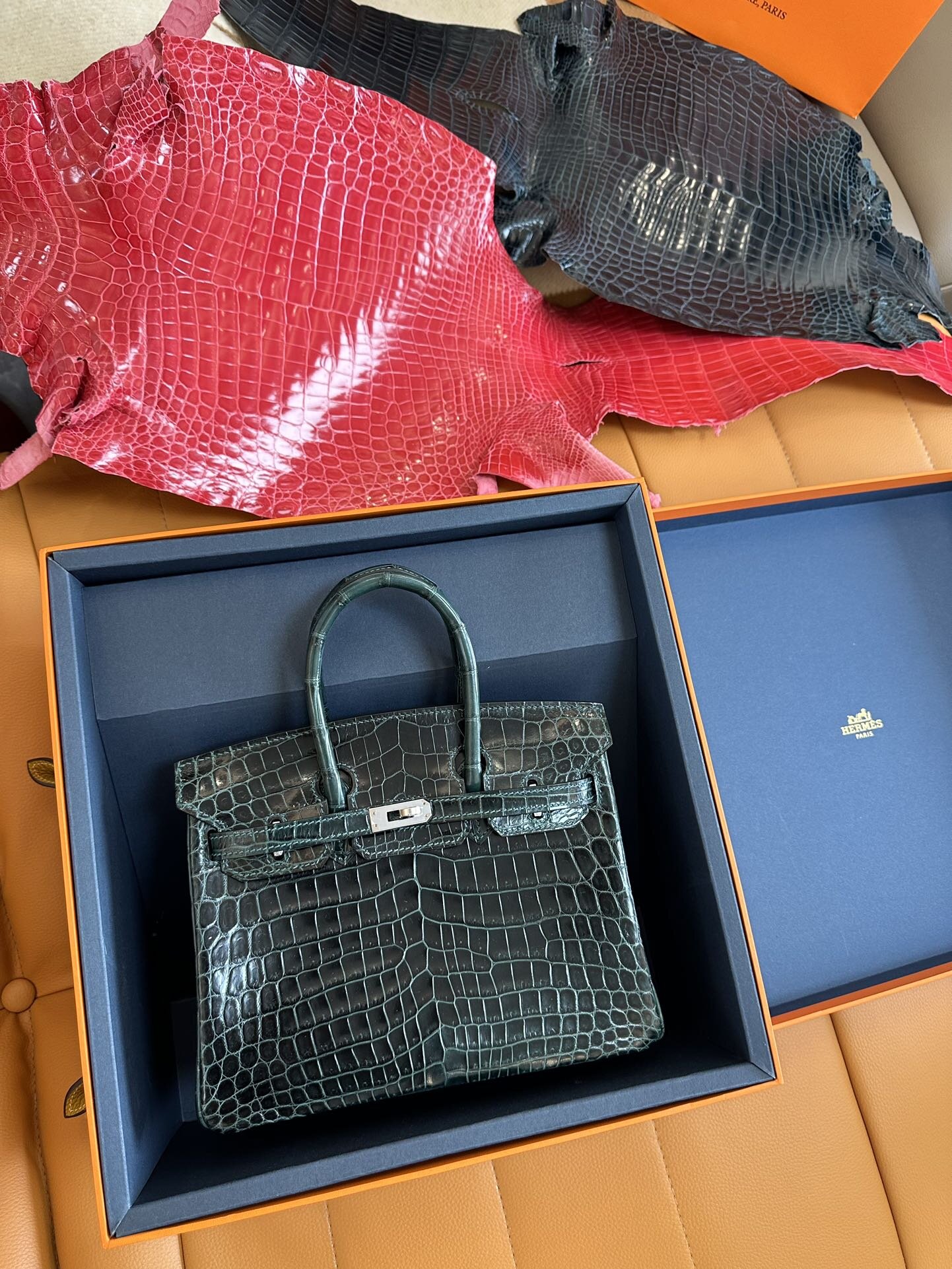 Hermes Birkin 25cm crocodile